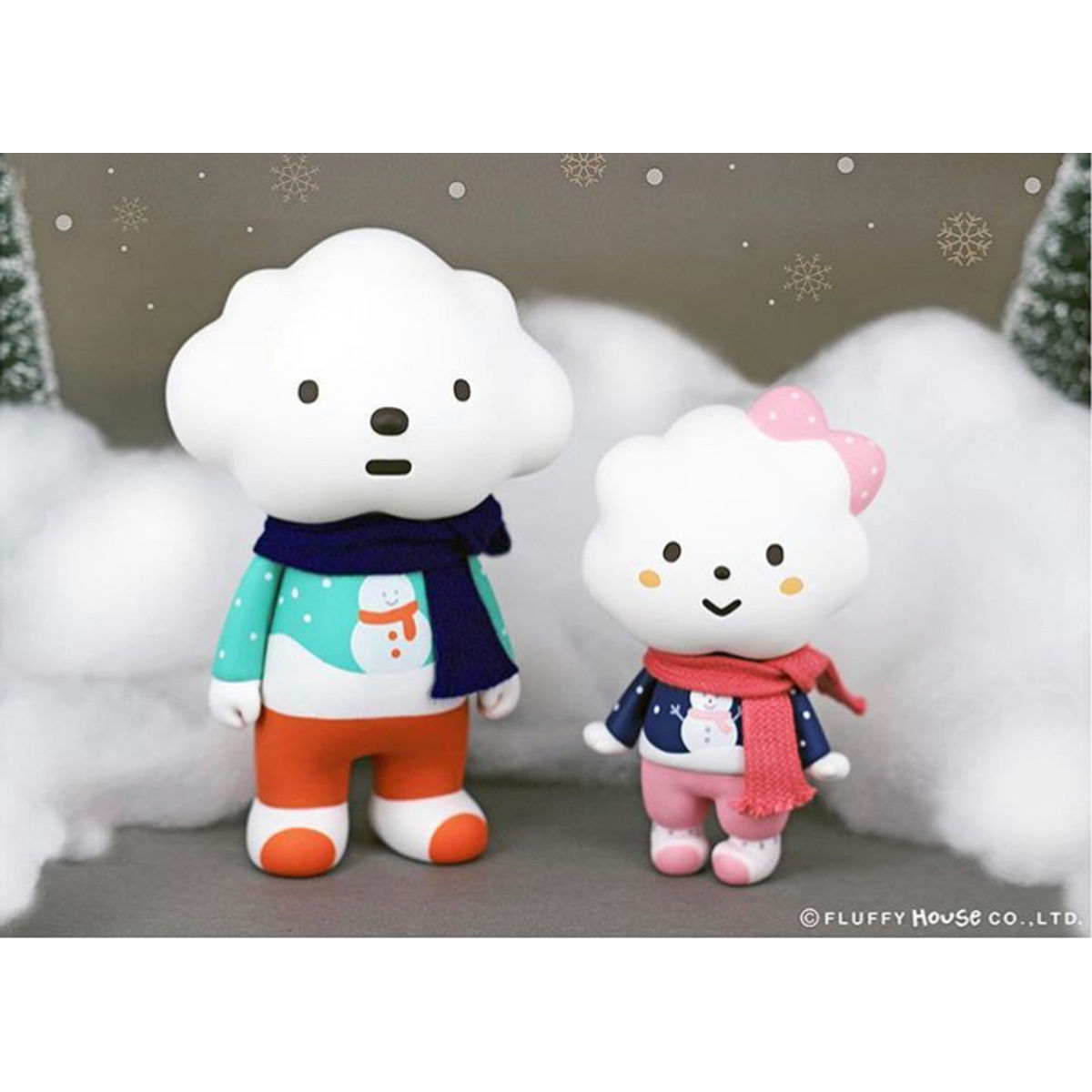 Cloudy Rainbow Style: Winter Snow