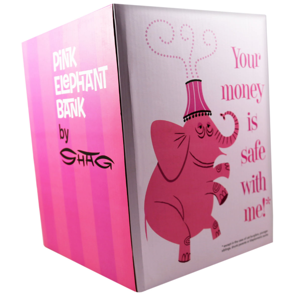 Fex Pink Elephant Bank