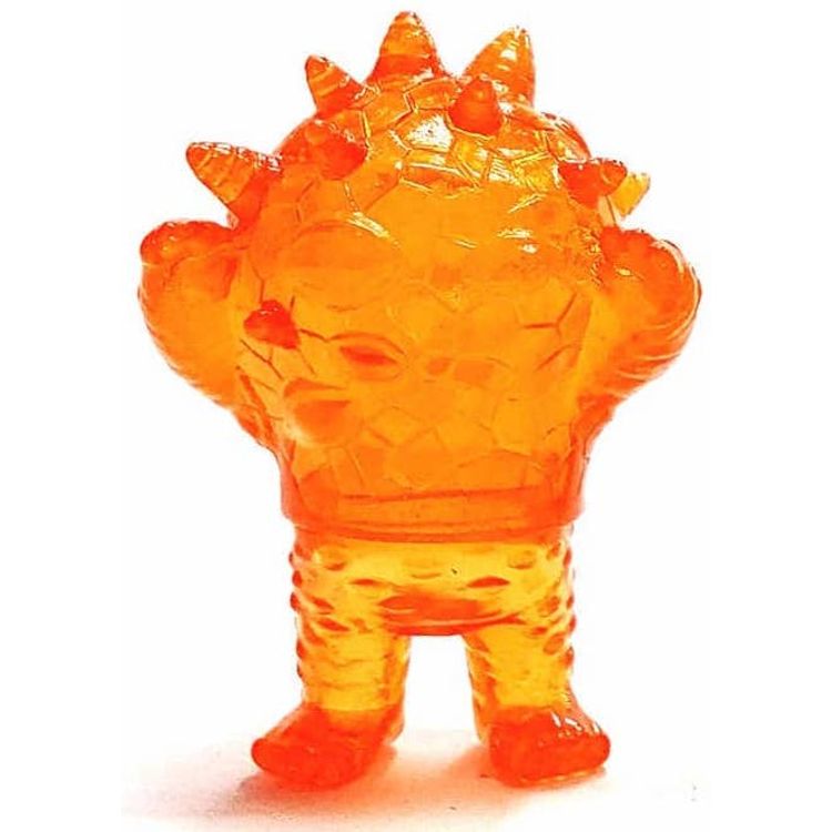 Clear Orange Micro Kaiju Eyezon by Mark Nagata
