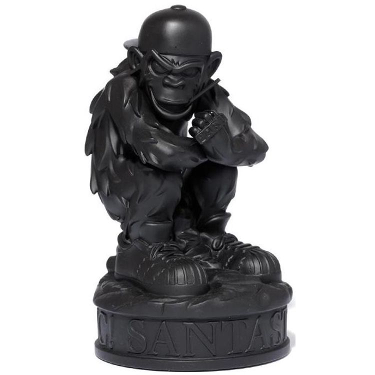 Black B-Saru Statue by Santastic (Santa Inoue)