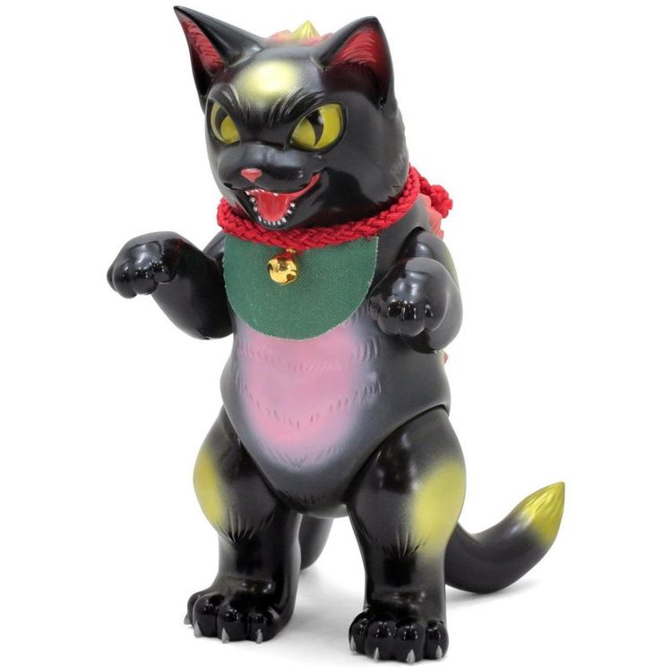 Black Lucky Cat Daioh Negora by Konatsu Koizumi
