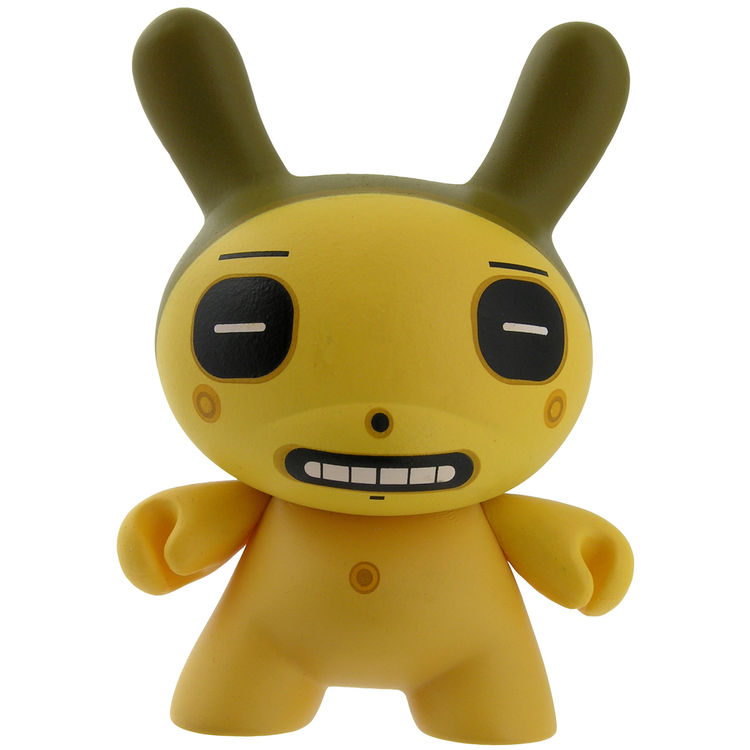 Square Eyes Yellow by Dalek (James Marshall)