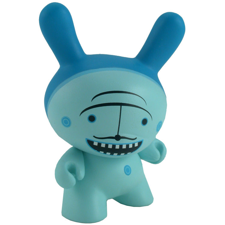 Moustache Blue by Dalek (James Marshall)