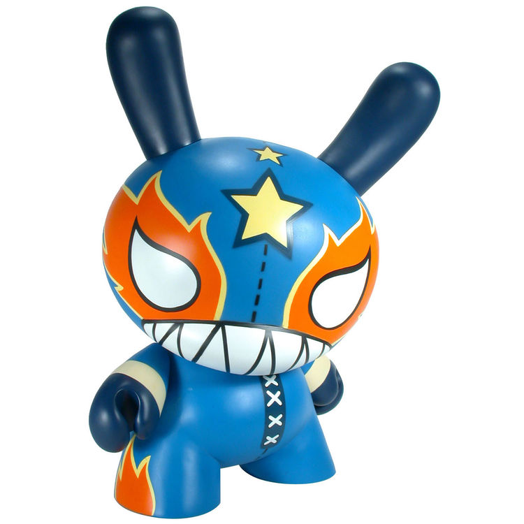 8" Blue El Robo Loco by Tristan Eaton