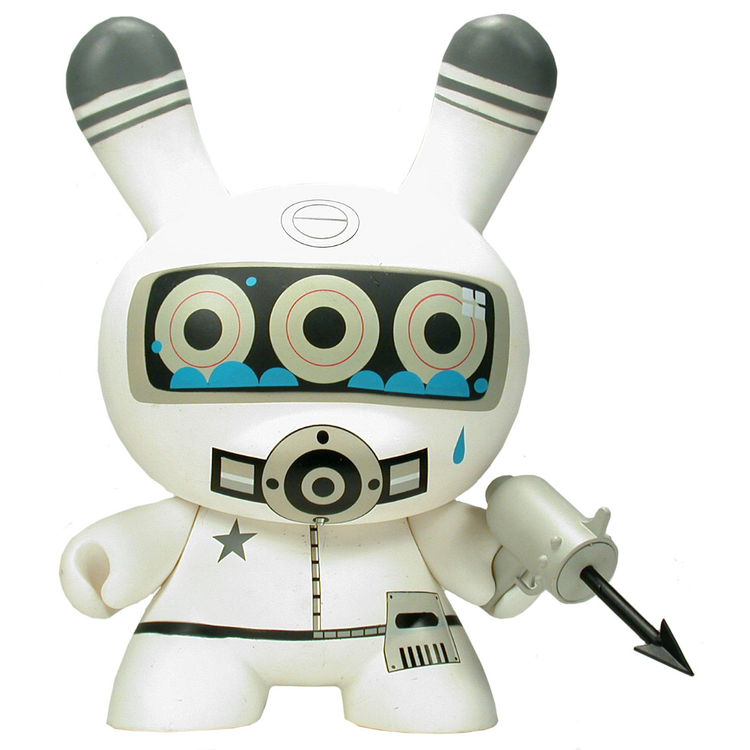 White Diver (Kidrobot Exclusive) by Dalek (James Marshall)
