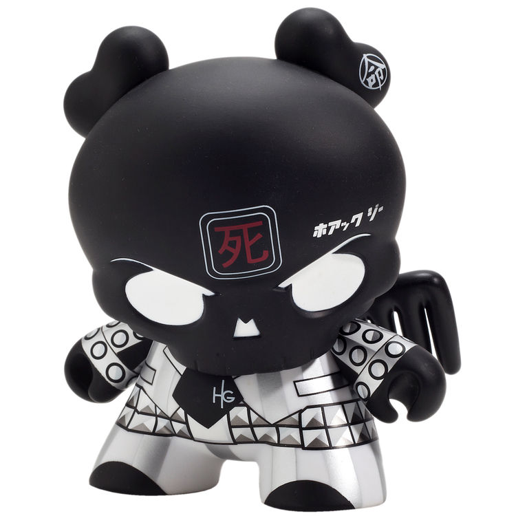 Back In Black Skullhead by Huck Gee