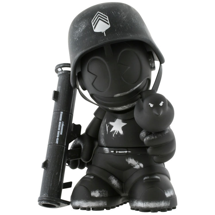 Sgt Robot Army Black [Kidrobot 17] by Dave White