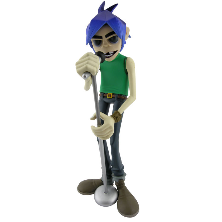 Gorillaz : White 2D by Jamie Hewlett