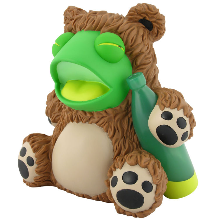 Drunk Frog in Bear Suit by TNES