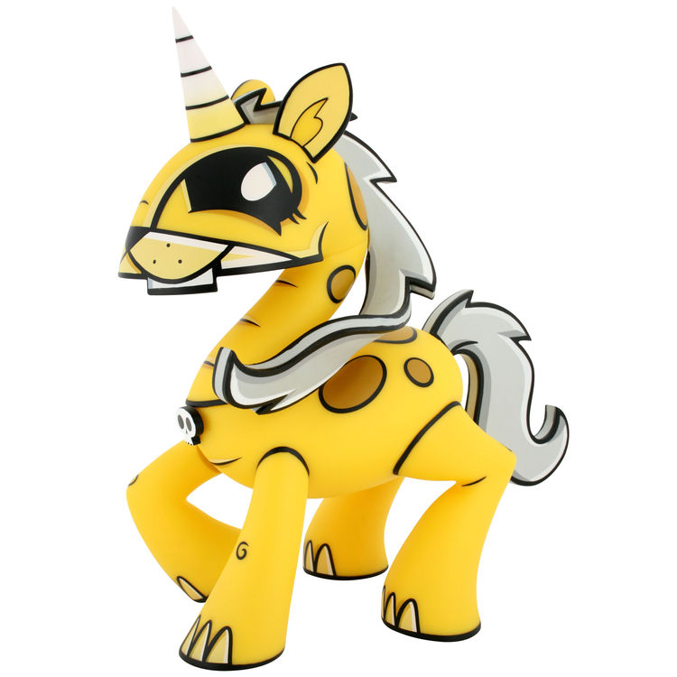 Yellow Unicornasaurus by Joe Ledbetter