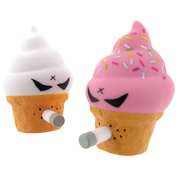 Vanilla + Strawberry Jerome by Frank Kozik