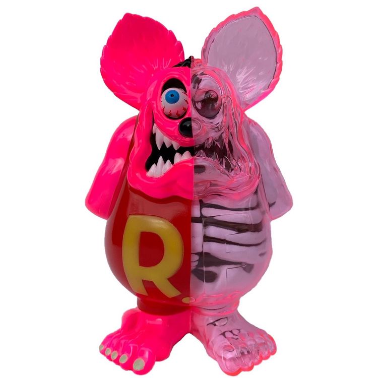 Pink X-Ray Rat Fink by Ed 'Big Daddy' Roth