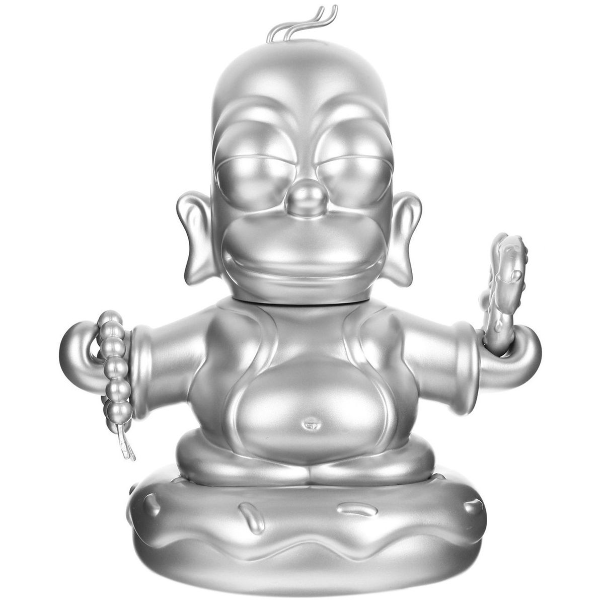 7" The Simpsons : Silver Homer Buddha (25th Anniversary)