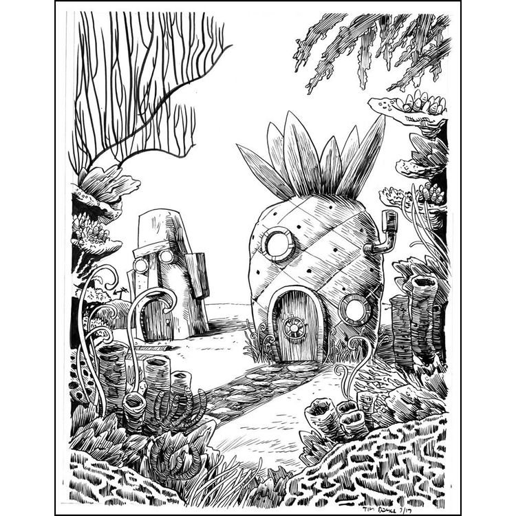 124 Conch St. (Spongebob Squarepants) by Tim Doyle