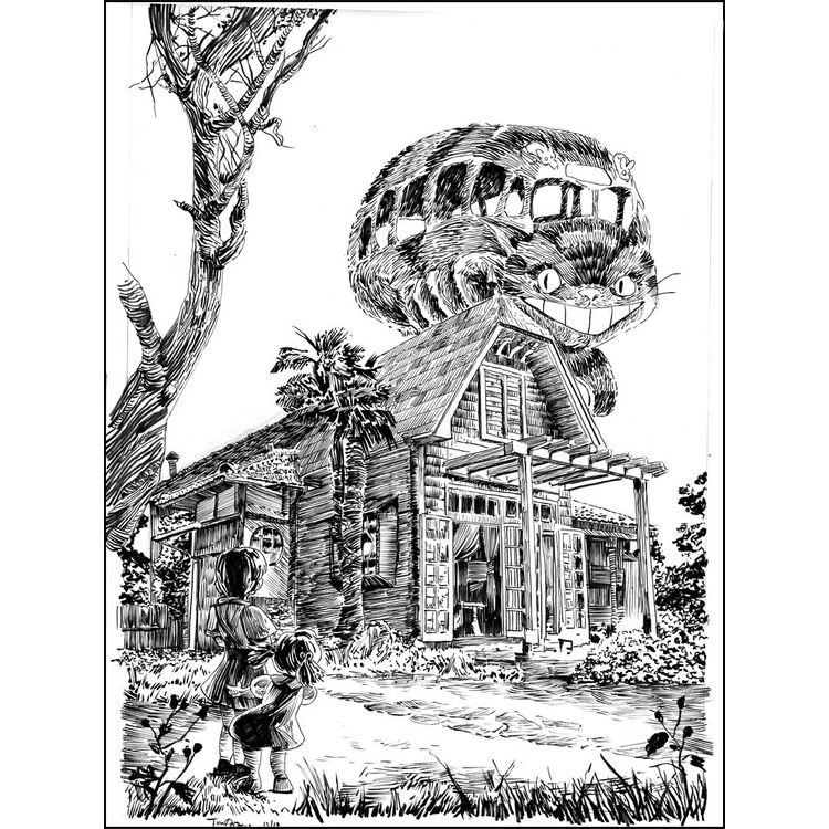 Catbus (My Neighbor Totoro) by Tim Doyle