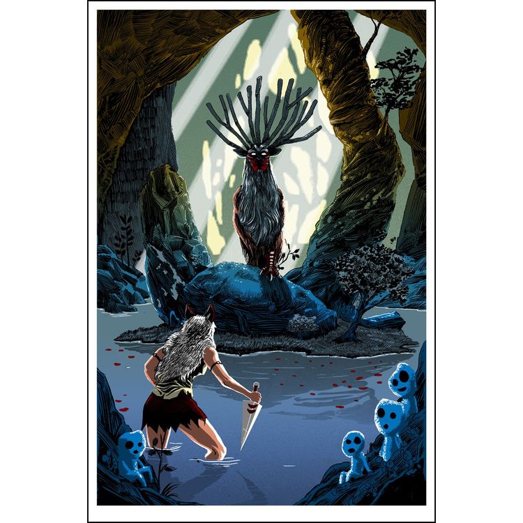 Pool of the Forest God (Princess Mononoke) by Tim Doyle