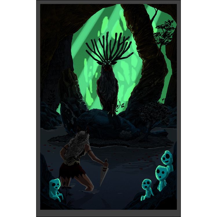 Pool of the Forest God : GID Variant (Princess Mononoke) by Tim Doyle