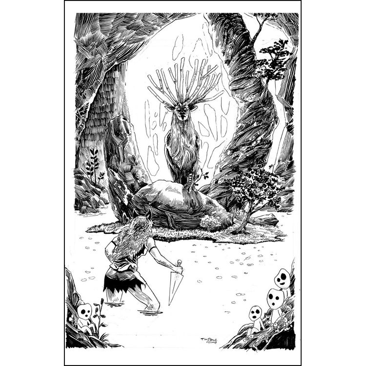 Pool of the Forest God (Princess Mononoke) by Tim Doyle