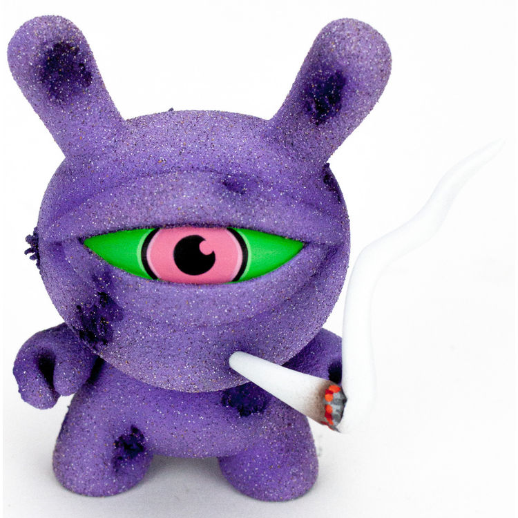 3" Purple Moonrock Dunny by Nugglife (Ian Ziobrowski)