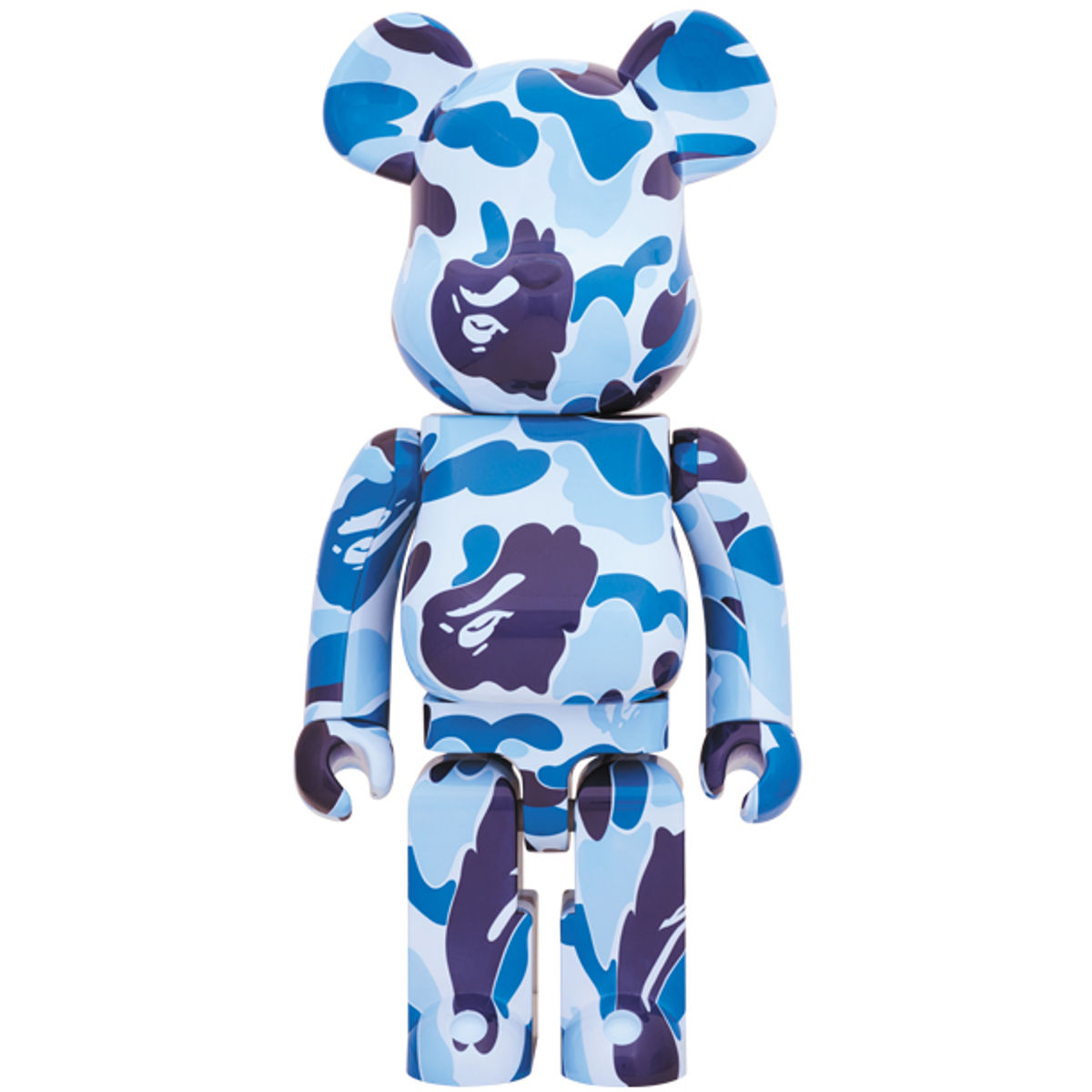 1000% Blue ABC Camo Be@rbrick