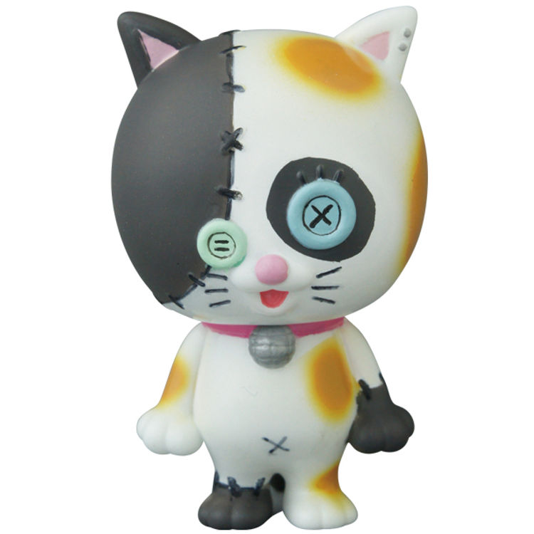 Calico Dancing Button Cat by Mames