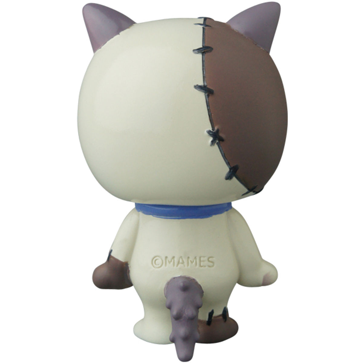 Brown & White Dancing Button Cat