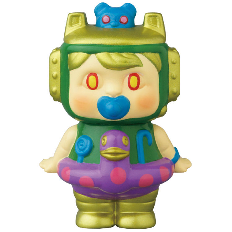 Green & Purple Baby Cheese by Toysbian