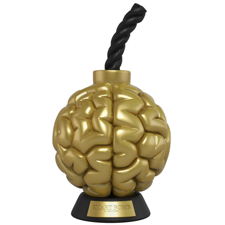 Gold Smart Bomb by Jason Freeny