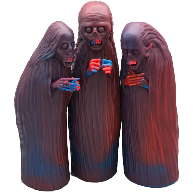 Death Waltz Red & Blue Marbled Three Witches by John Kenn Mortensen