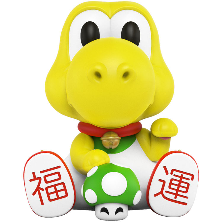 Yellow Maneki-Dino by Juce Gace