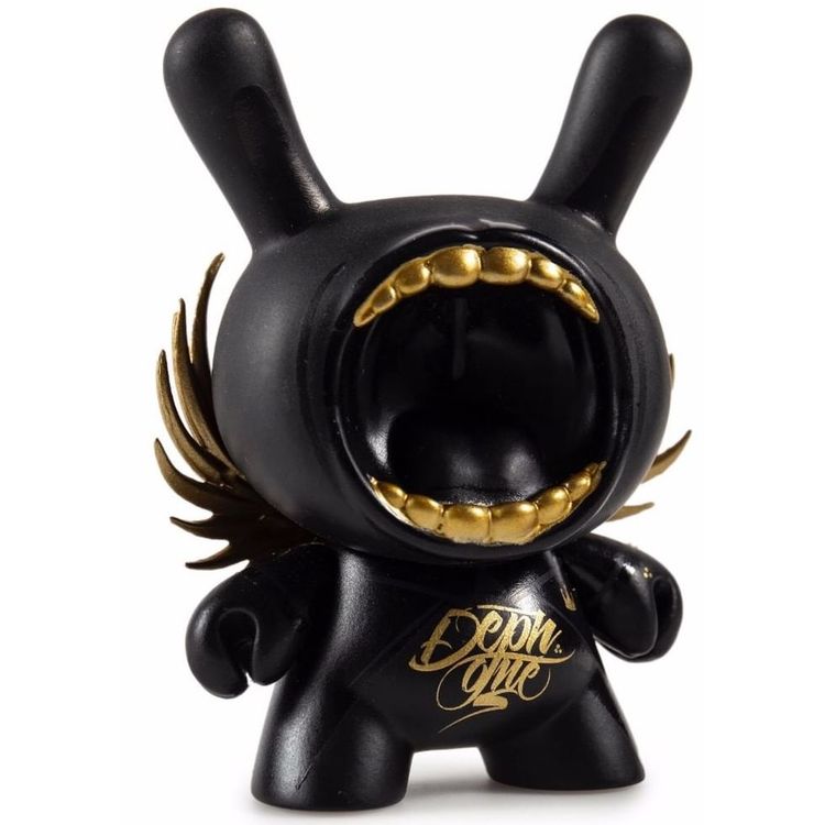 Black & Gold Big Mouth by Deph