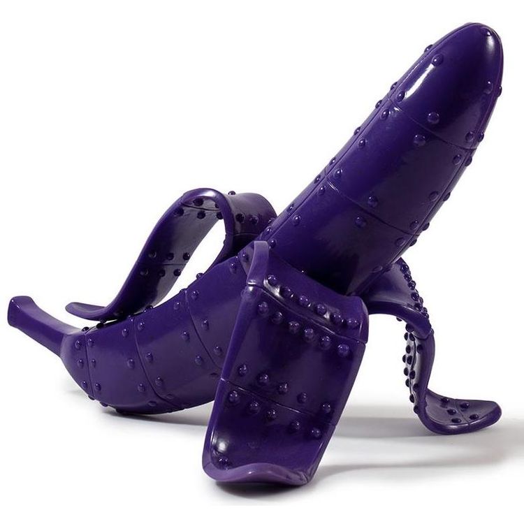 Purple Mecha Banana by Frank Kozik