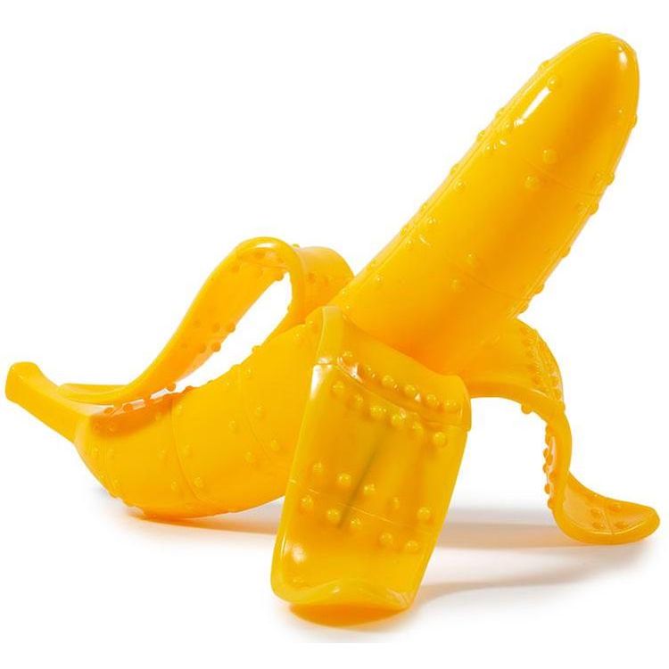 Yellow Mecha Banana by Frank Kozik