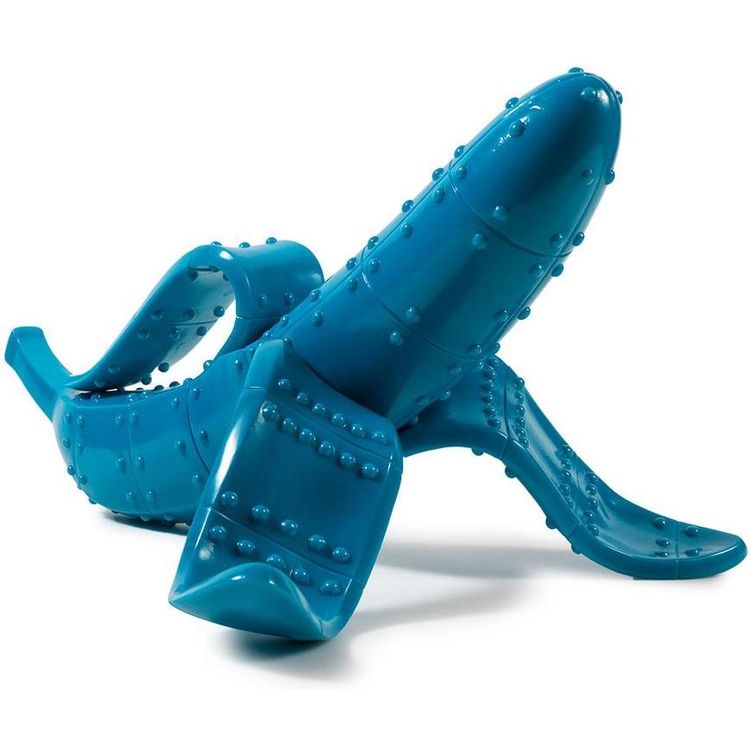 Blue Mecha Banana by Frank Kozik