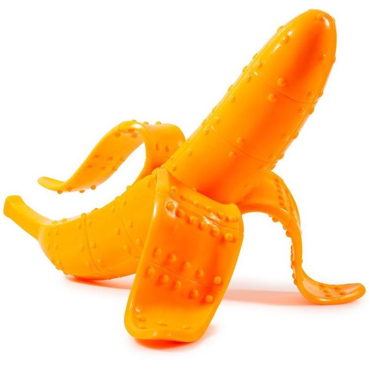 Orange Mecha Banana by Frank Kozik