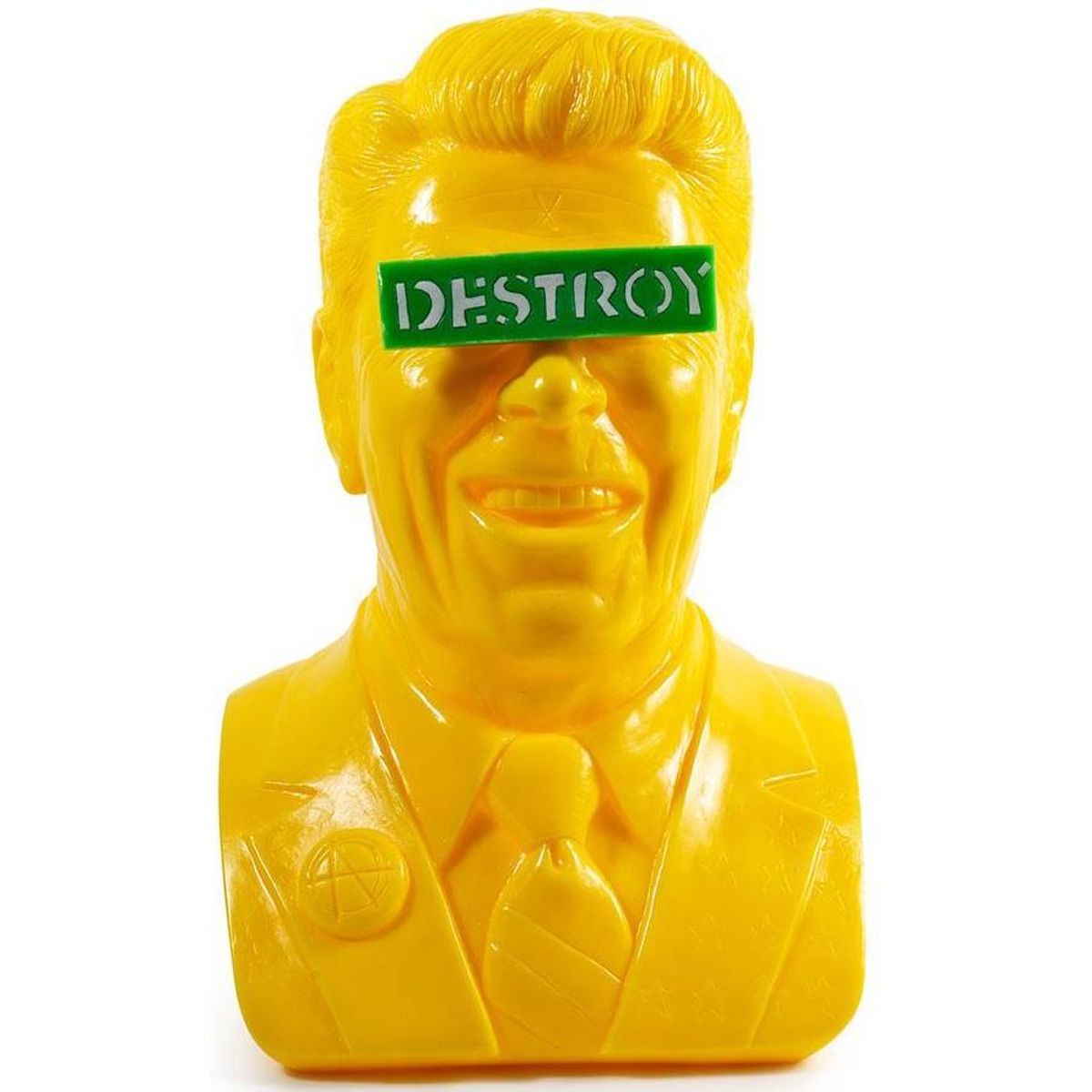 Yellow Gipper Reagan Bust