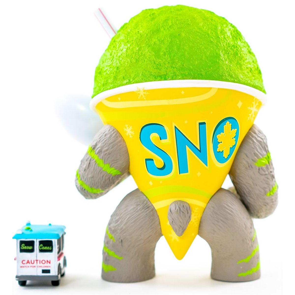 Lime Abominable Snowcone