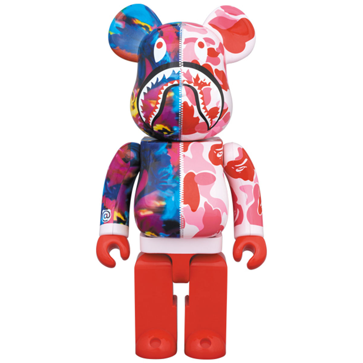100% & 400% Pink Shark Camo X Mika Ninagawa Be@rbrick (Set)