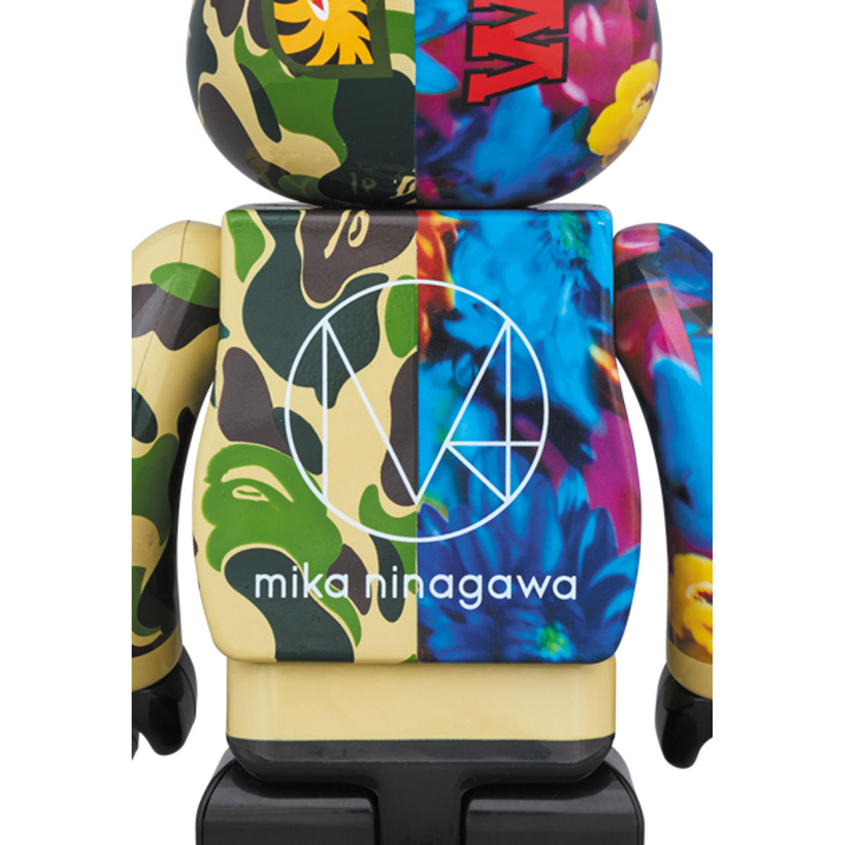 100% & 400% Green Shark Camo X Mika Ninagawa Be@rbrick (Set)