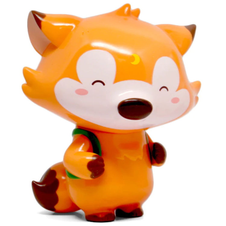 Orange Move onto School Goobi the Kid Fox by OK Luna