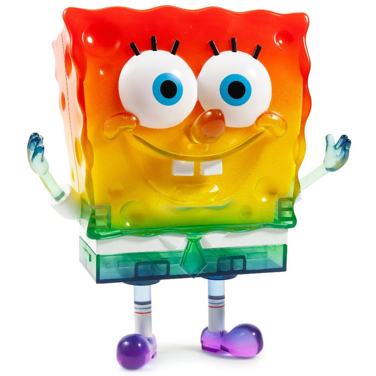 8" Rainbow 20th Anniversary Spongebob (SDCC '19) by Kidrobot