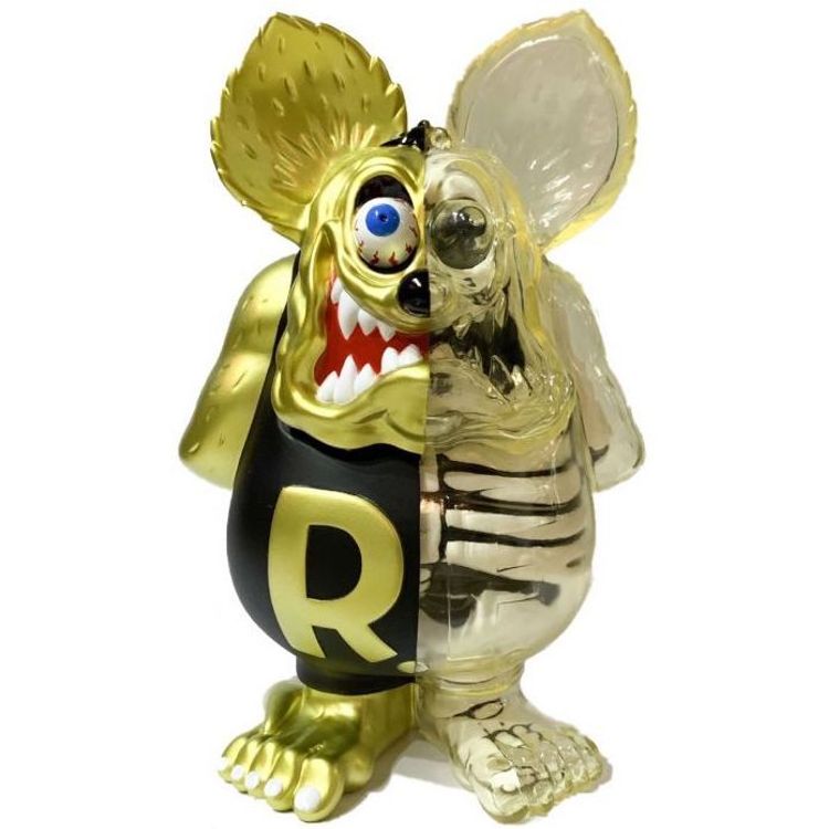 Matte Black & Gold X-Ray Rat Fink by Ed 'Big Daddy' Roth