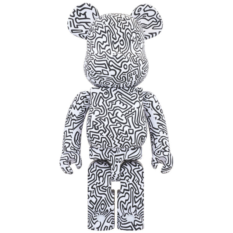 1000% Keith Haring #4 Be@rbrick by Keith Haring