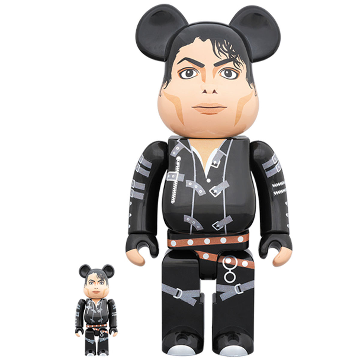 100% + 400% Michael Jackson 'Bad' Be@rbrick (Set)