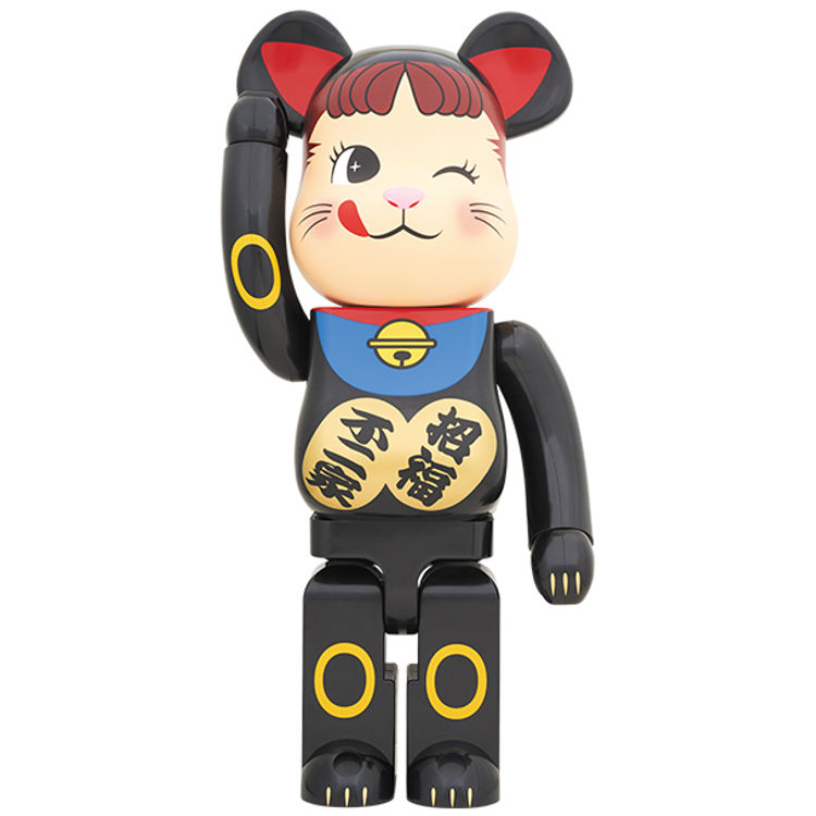 1000% Milky Peko-chan Black Beckoning Cat by Fujiya