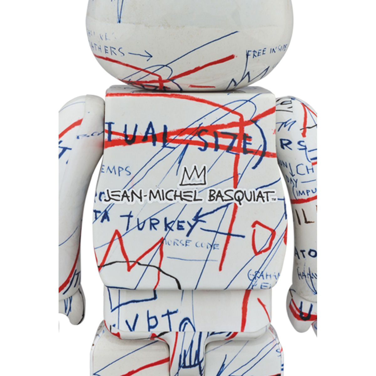 100% + 400% - Jean-Michel Basquiat Be@rbrick #2