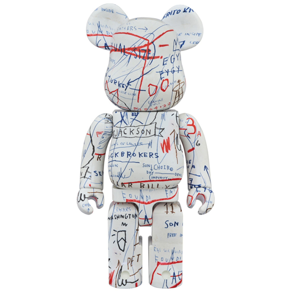 100% + 400% - Jean-Michel Basquiat Be@rbrick #2