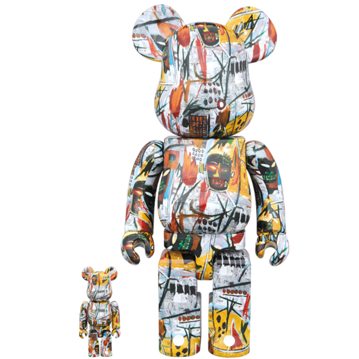 100% + 400% Jean-Michel Basquiat #1 Be@rbrick (Set)