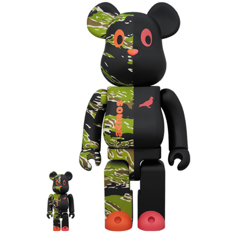 100% + 400% Atmos x Staple Be@rbrick (Set) by Atmos