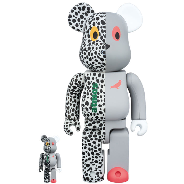 100% + 400% Atmos x Staple Be@rbrick (Set) by Atmos
